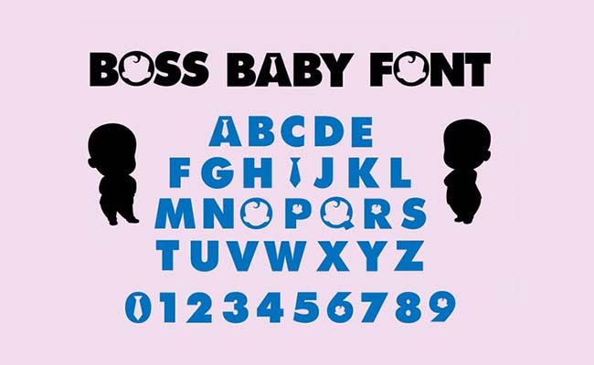 Boss Baby Font Free Download Graphic Design Fonts